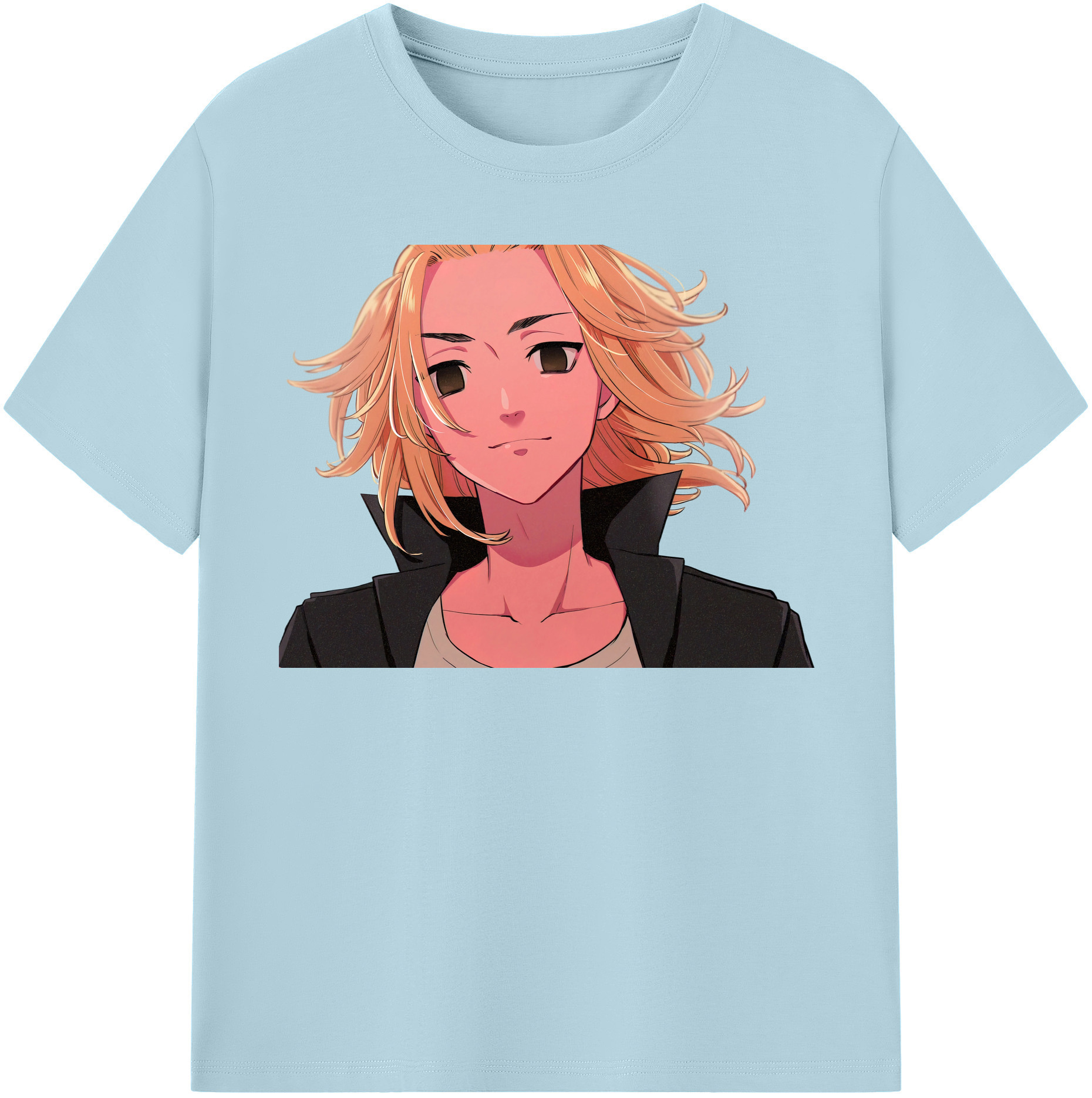 （画像用） 東京リベンジャーズ Tokyo Revengers 綿100％半袖Tシャツ（フロントプリント）